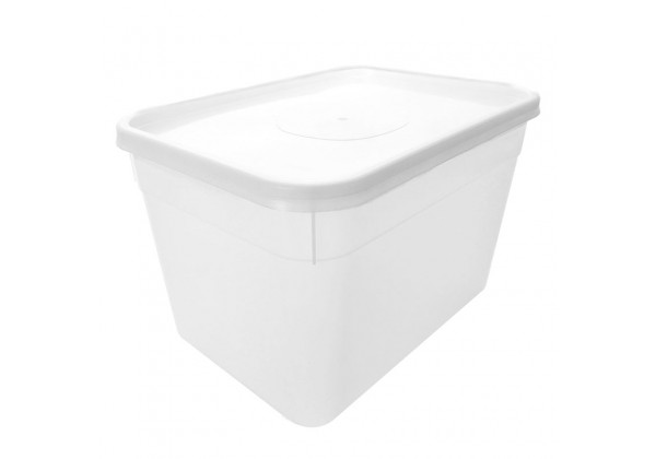 4 LITRE RECTANGULAR NATURAL TUB